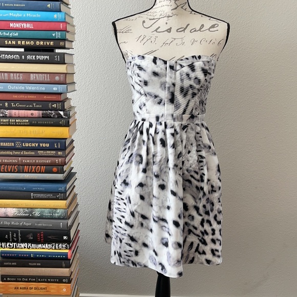 Parker Dresses & Skirts - Parker Corset Animal Print Mini Dress